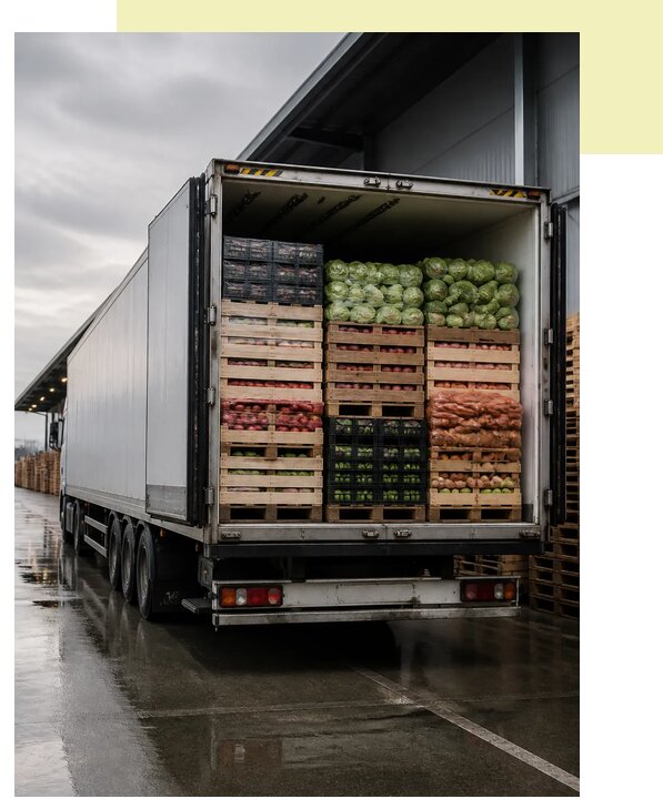 Перевозка плодоовощной продукции в Феодосию по цене от 5079 р. | Агросервис-Фдс